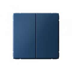 Изображение товара Выключатель Systeme Electric ArtGallery двухклавишный встраиваемый аквамарин с самовозвратом (SE GAL001117)