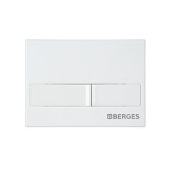 Клавиша смыва для инсталляций Berges Balance BL белая (041411) - фото 1