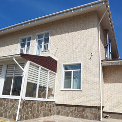 Клинкерная плитка для фасада BestPoint Retro brick Salt (32 шт.= 0,5 кв.м) бежево-коричневая 245х65х8,5 мм - фото 3