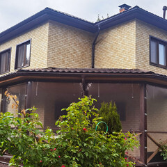 Клинкерная плитка для фасада BestPoint Retro brick Salt (32 шт.= 0,5 кв.м) бежево-коричневая 245х65х8,5 мм - фото 4