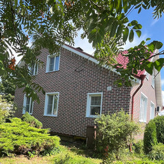 Клинкерная плитка для фасада BestPoint Exclusive Red Wine (32 шт.= 0,5 кв.м) бордово-черная 245х65х8,5 мм - фото 4