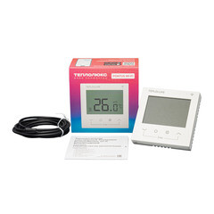 Терморегулятор сенсорный программируемый для теплого пола Теплолюкс Pontus WI FI белый с поддержкой Wi-Fi - фото 3