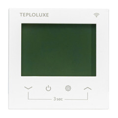 Изображение товара Терморегулятор сенсорный программируемый для теплого пола Теплолюкс Pontus WI FI белый с поддержкой Wi-Fi
