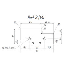 Коробка дверная 70х34х2070 мм (820 мм) финишпленка белая с петлями (2,5 шт.) - фото 2