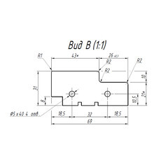 Коробка дверная 70х34х2070 мм (920 мм) финишпленка белая с петлями (2,5 шт.) - фото 2