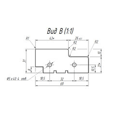 Коробка дверная 70х32х2070 мм (800 мм) финишпленка белая с петлями (2,5 шт.) - фото 2