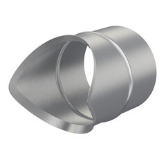 Врезка для круглых воздуховодов d100х100 мм оцинкованная - фото 3