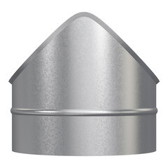 Врезка для круглых воздуховодов d200х200 мм оцинкованная - фото 6