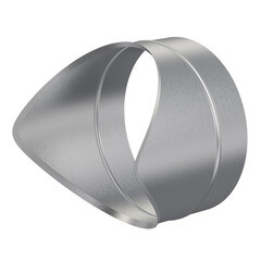 Врезка для круглых воздуховодов d250х250 мм оцинкованная - фото 4