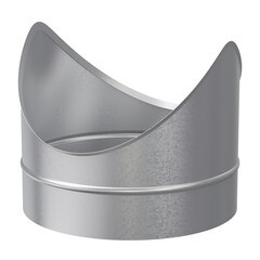 Врезка для круглых воздуховодов d250х250 мм оцинкованная - фото 3