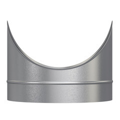 Изображение товара Врезка для круглых воздуховодов d315х315 мм оцинкованная