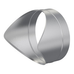 Врезка для круглых воздуховодов d315х315 мм оцинкованная - фото 3