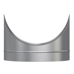 Врезка для круглых воздуховодов d400х400 мм оцинкованная - фото 6