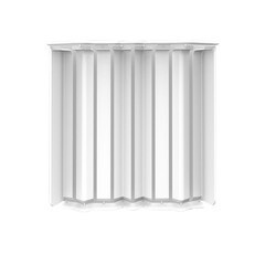 Накладка для прямоугольного плинтуса Идеал Дюра 80 мм белая (8 шт.) - фото 2