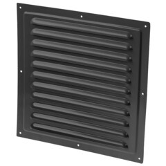 Изображение товара Решетка вентиляционная стальная Ore 250х250 мм черная
