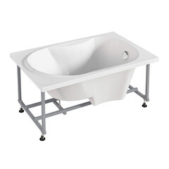 Каркас для ванны акриловой Bas Рио 105х70 см с монтажным набором (КВ 00046) - фото 2