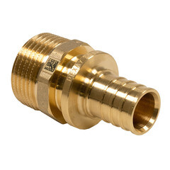 Соединитель прямой Рехау латунный 25 мм х 1/2 НР(ш) (11097091001) - фото 3