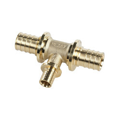 Изображение товара Тройник Рехау латунный 25 х 16 х 25 мм редукционный (11080621001)