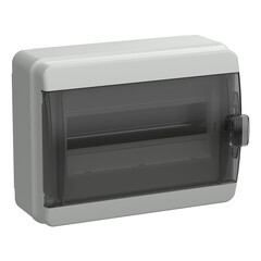 Изображение товара Щит распределительный навесной IEK Tekfor КМПн-12 пластиковый IP65 230х300х137 мм 12 модулей прозрачная дверь