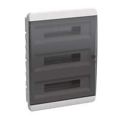 Щит распределительный встраиваемый IEK Tekfor ЩРВ-П-54 пластиковый IP41 535х398х102 мм 54 модуля прозрачная дверь - фото 1