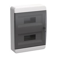 Щит распределительный навесной IEK Tekfor ЩРН-П-24 пластиковый IP41 385х290х102 мм 24 модуля прозрачная дверь - фото 1