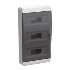 Щит распределительный навесной IEK Tekfor ЩРН-П-36 пластиковый IP41 535х290х102 мм 36 модулей прозрачная дверь - фото 1