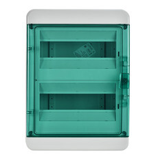 Щит распределительный навесной IEK Tekfor КМПн-24 пластиковый IP65 410х300х153 мм 24 модуля прозрачная дверь (TF5-KP72-N-24-65-K03-K02)