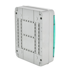 Щит распределительный навесной IEK Tekfor КМПн-24 пластиковый IP65 410х300х153 мм 24 модуля прозрачная дверь - фото 2