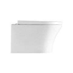 Унитаз подвесной Corsa Deco FX Rimless безободковый с сиденьем дюропласт микролифт (WHFX490SR) - фото 21