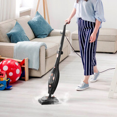 Швабра паровая Kitfort КТ-1058 черная - фото 3