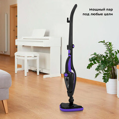 Швабра паровая Kitfort КТ-1051 черно-фиолетовая - фото 3