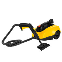 Пароочиститель Kitfort КТ-9137-3 черно-желтый - фото 1