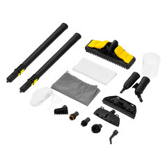 Пароочиститель Kitfort КТ-9137-3 черно-желтый - фото 2