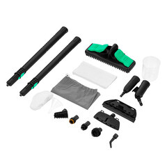 Пароочиститель Kitfort КТ-9137-2 черно-зеленый - фото 2