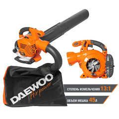 Воздуходувка-пылесос бензиновая ручная Daewoo 880 Вт (DABL 270) - фото 15