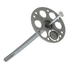 Дюбель для теплоизоляции Tech-Krep 8х120 мм металлический гвоздь с термоголовкой (250 шт.) - фото 1