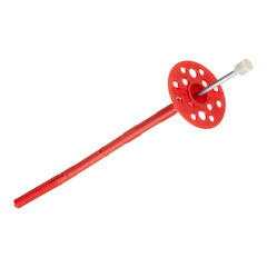 Изображение товара Дюбель для теплоизоляции Tech-Krep 10х260 мм металлический гвоздь с термоголовкой (200 шт.)