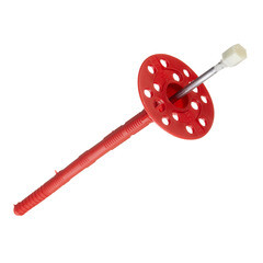 Изображение товара Дюбель для теплоизоляции Tech-Krep 10х180 мм металлический гвоздь с термоголовкой (200 шт.)