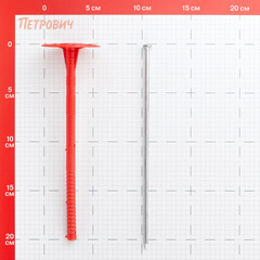 Дюбель для теплоизоляции Tech-Krep 10х200 мм металлический гвоздь (200 шт.) - фото 2