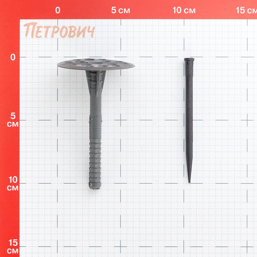 Дюбель для теплоизоляции 10х100 мм пластиковый гвоздь (100 шт.) Вид№2
