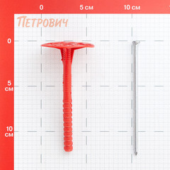 Дюбель для теплоизоляции Tech-Krep 10х120 мм металлический гвоздь (70 шт.) - фото 2