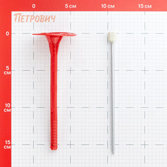 Дюбель для теплоизоляции Tech-Krep 10х160 мм металлический гвоздь с термоголовкой (50 шт.) - фото 2