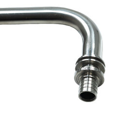 Трубка для радиатора Рехау 16 х 15 х 250 мм г-образная нержавеющая сталь (11096641002) - фото 2