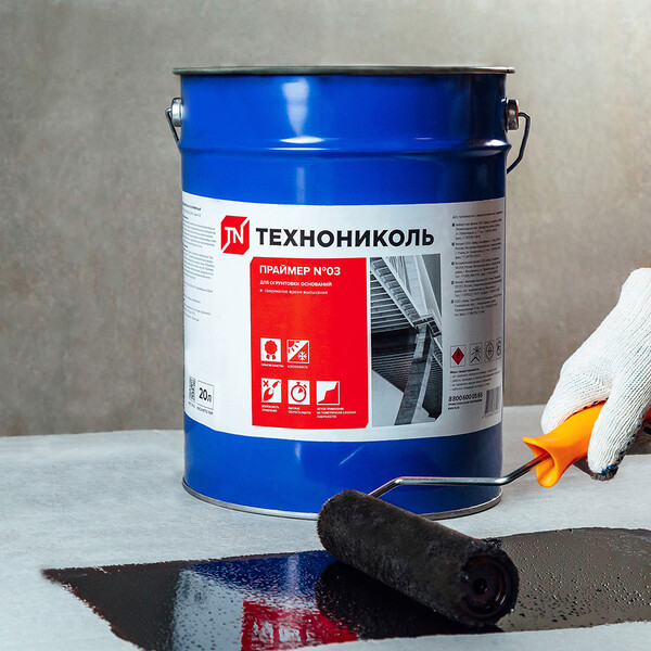 Праймер битумно-полимерный Технониколь №03 16 кг/20 л — купить в Москве ...