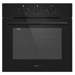 Духовой шкаф электрический встраиваемый HomSair OES604BK2 560 мм черный