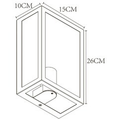 Светильник садово-парковый настенный Arte Lamp Belfast черный E27 60 Вт IP44 (A4569AL-1BR) - фото 3