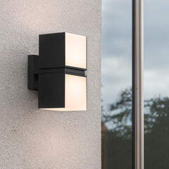 Светильник светодиодный садово-парковый настенный Arte Lamp Belgrade черный 4000К 24 Вт IP54 (A5193AL-2BK) - фото 4