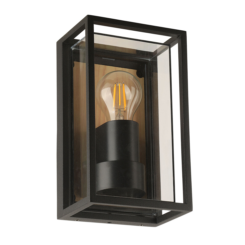 

Светильник садово-парковый настенный Arte Lamp Marfik черный E27 15 Вт IP65 (A2322AL-1BR)
