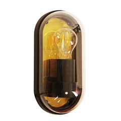 Светильник садово-парковый настенный Arte Lamp Marfik черный E27 15 Вт IP65 (A2481AL-1GO) - фото 1