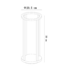 Светильник светодиодный садово-парковый Arte Lamp Hassaleh черный 500 мм 4000К 9 Вт IP65 (A3370PA-1BK) - фото 2